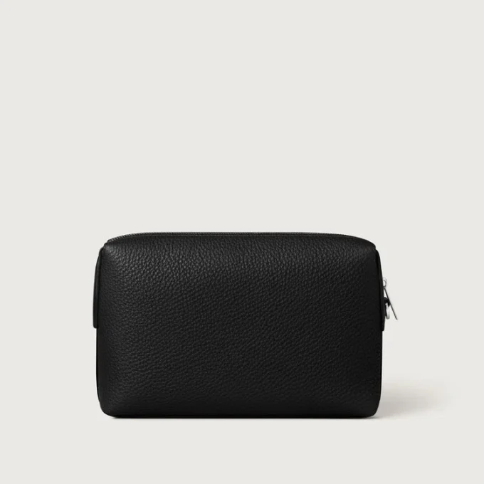 Square Pouch, Must De Cartier – Black Calfskin, Palladium Finish – Cartier Square Pouch, Must De Cartier – Black Calfskin, Palladium Finish – Cartier