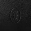 Square Pouch, Must De Cartier – Black Calfskin, Palladium Finish – Cartier Square Pouch, Must De Cartier – Black Calfskin, Palladium Finish – Cartier