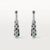 [Sur]Naturel Earrings – White Gold, Emeralds, Onyx, Diamonds – Cartier