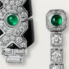 [Sur]Naturel Earrings – White Gold, Emeralds, Onyx, Diamonds – Cartier