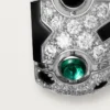 [Sur]Naturel Earrings – White Gold, Emeralds, Onyx, Diamonds – Cartier
