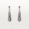 [Sur]Naturel Earrings – White Gold, Emeralds, Onyx, Diamonds – Cartier