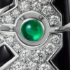[Sur]Naturel Earrings – White Gold, Emeralds, Onyx, Diamonds – Cartier