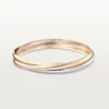 Trinity Bracelet in Tricolor Gold, Classic Model | Cartier Us