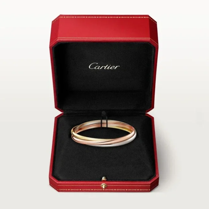 Trinity Bracelet in Tricolor Gold, Classic Model | Cartier Us
