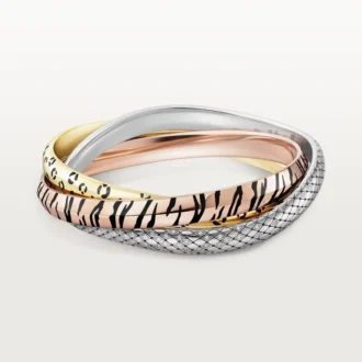 Trinity Bracelet, Lacquer, Diamonds