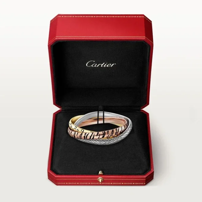 Trinity Bracelet, Lacquer, Diamonds