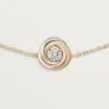 Trinity Bracelet, on Chain, 1 Diamond