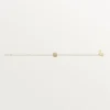 Trinity Bracelet, on Chain, 1 Diamond