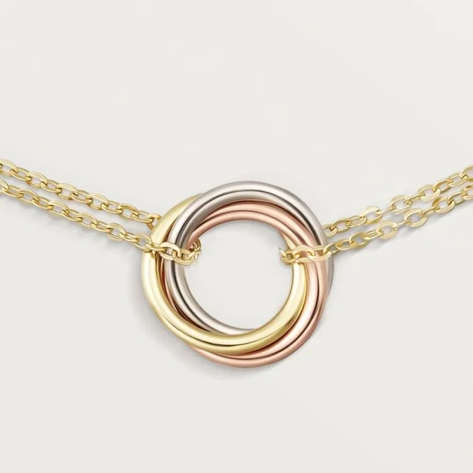 Trinity Bracelet, on Chain