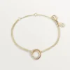 Trinity Bracelet, on Chain, Diamonds