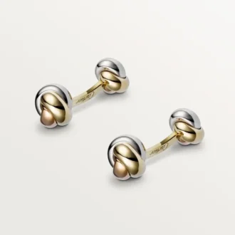 Trinity Cufflinks – Yellow, Pink and White Gold – Cartier