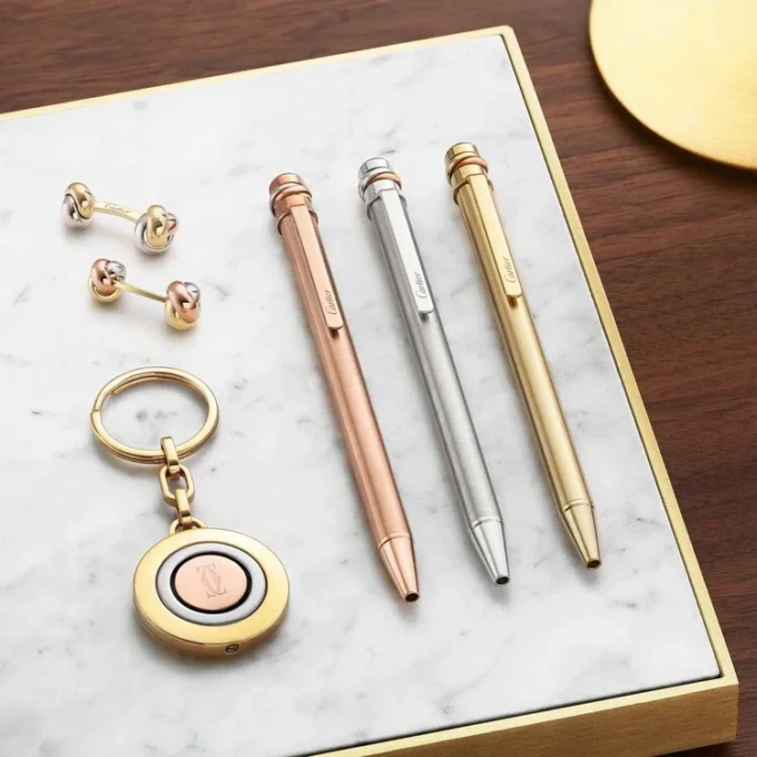Trinity Cufflinks – Yellow, Pink and White Gold – Cartier Trinity Cufflinks – Yellow, Pink and White Gold – Cartier