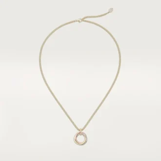 Trinity Diamond Chain Necklace in Tricolor Gold | Cartier Us