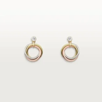 Trinity Earrings, Brilliant-Cut Diamonds