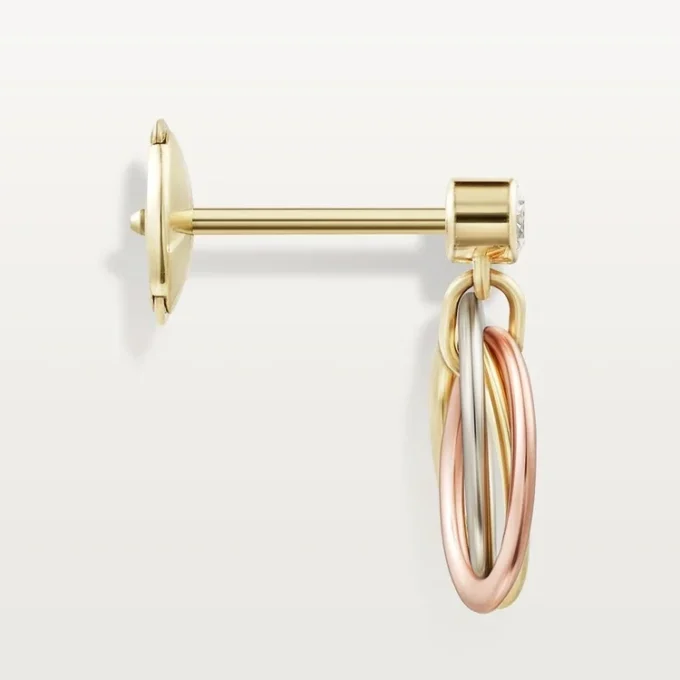 Trinity Earrings, Brilliant-Cut Diamonds