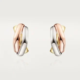 Trinity Earrings, Cushion-Shaped