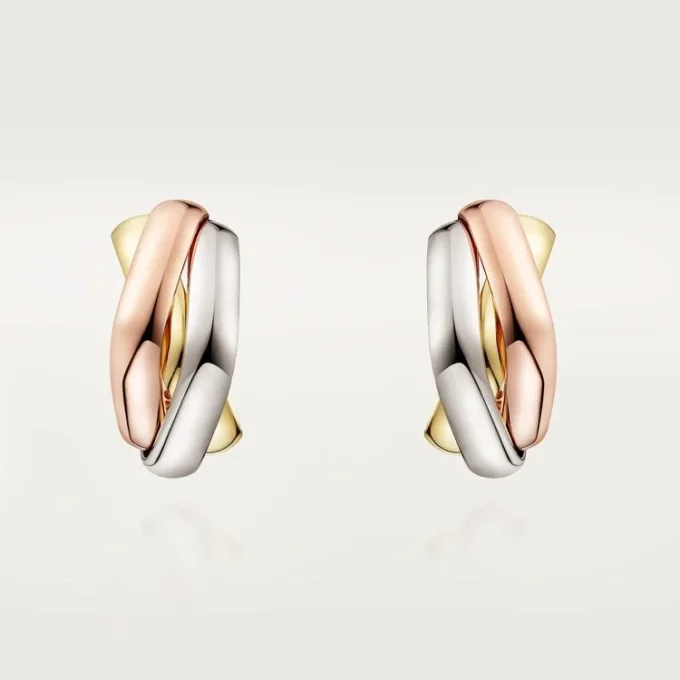 Trinity Earrings, Cushion-Shaped