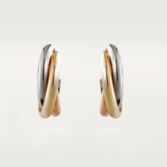 Trinity Earrings – White Gold, Yellow Gold, Rose Gold – Cartier