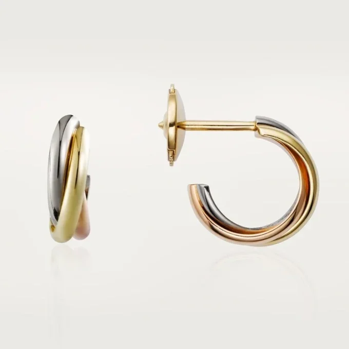 Trinity Earrings – White Gold, Yellow Gold, Rose Gold – Cartier