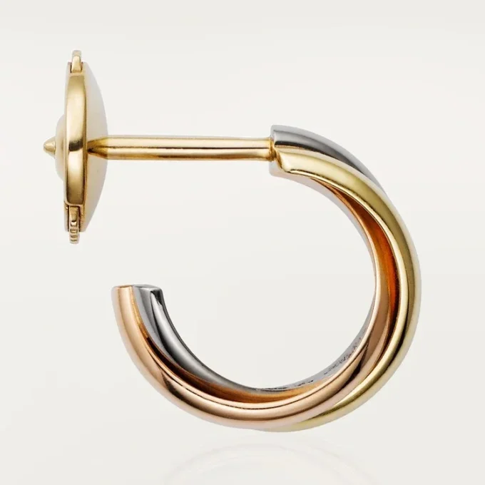 Trinity Earrings – White Gold, Yellow Gold, Rose Gold – Cartier