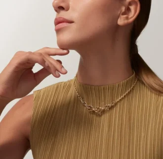 Trinity Necklace, Cushion-Shaped, Medium Model