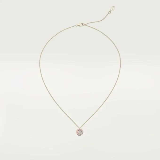 Trinity Pendant, 1 Diamond, Paved
