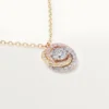 Trinity Pendant, 1 Diamond, Paved