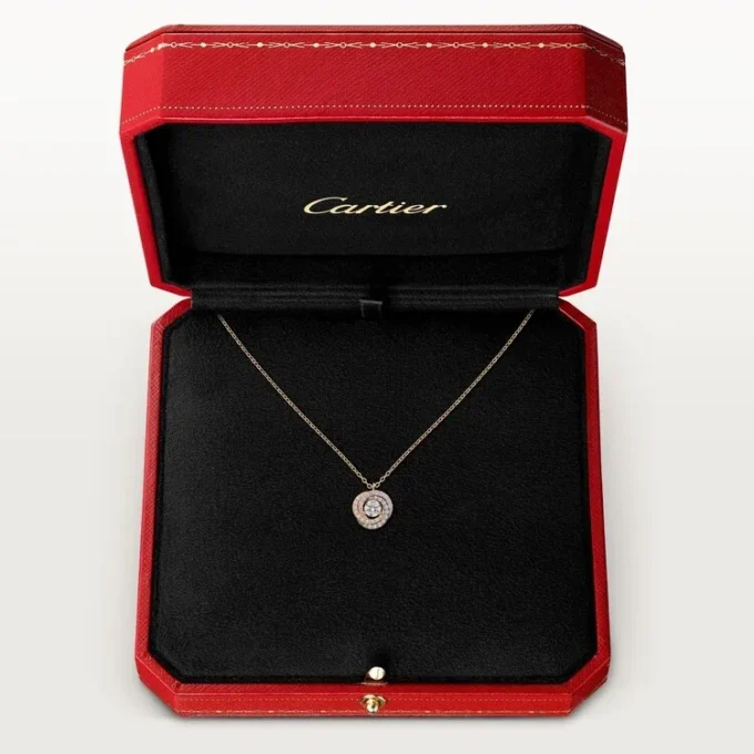 Trinity Pendant, 1 Diamond, Paved