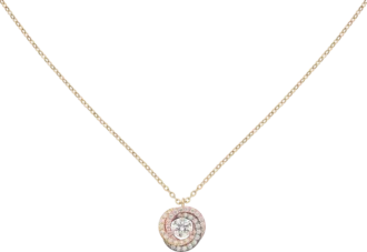 Trinity Pendant, 1 Diamond, Paved