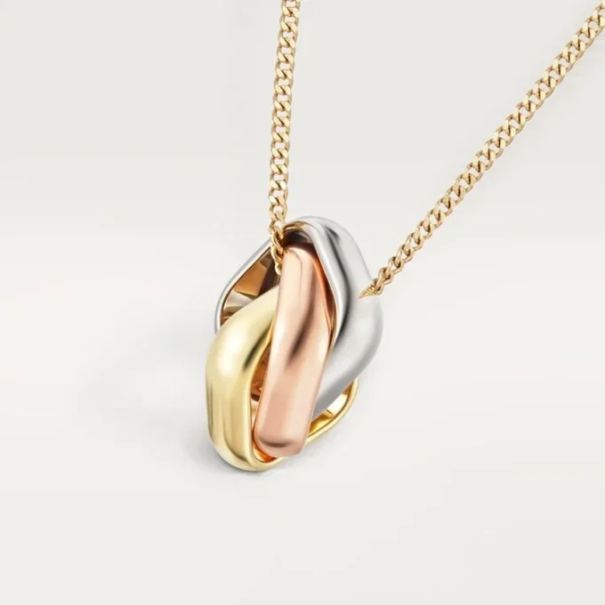 Trinity Pendant, Cushion-Shaped