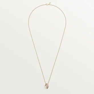 Trinity Pendant, Cushion-Shaped, Half-Paved