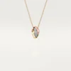 Trinity Pendant, Cushion-Shaped, Half-Paved