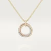 Trinity Pendant, Large Model, Paved