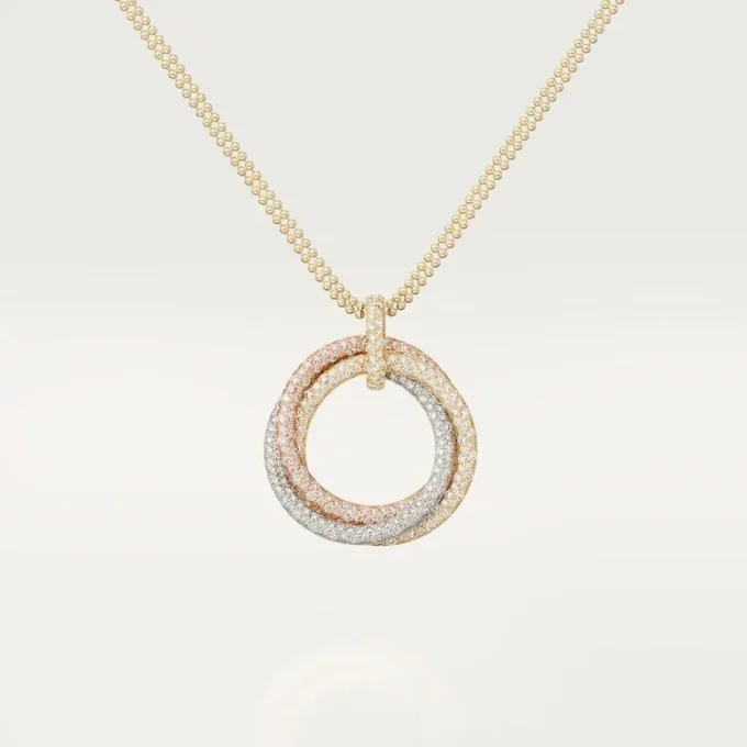 Trinity Pendant, Large Model, Paved