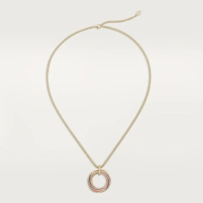 Trinity Pendant, Seven Rows, Diamonds