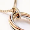 Trinity Pendant, Seven Rows, Diamonds