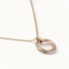 Trinity Pendant, Seven Rows, Diamonds