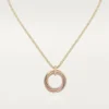 Trinity Pendant, Seven Rows, Diamonds