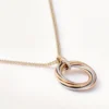 Trinity Pendant, Seven Rows, Diamonds