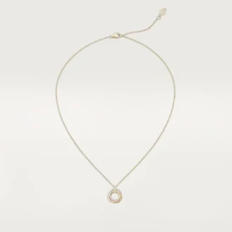 Trinity Pendant, Small Model, Half-Paved