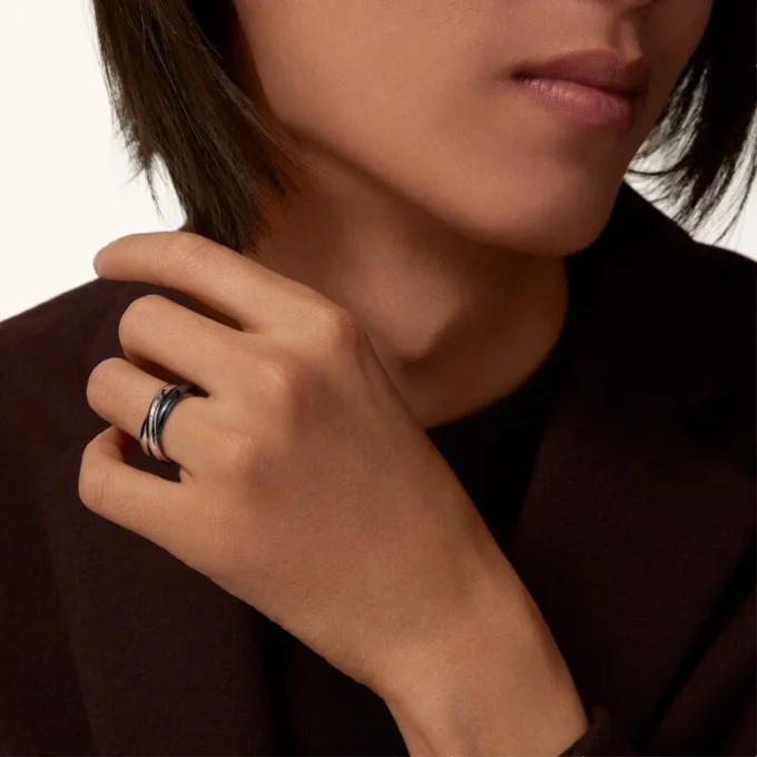 Trinity Ring, Ceramic, Classic Model Trinity Ring, Ceramic, Classic Model
