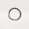 Trinity Ring, Ceramic, Small Model, Half-Paved Trinity Ring, Ceramic, Small Model, Half-Paved