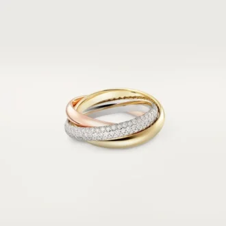 Trinity Ring, Classic Model, Half-Paved