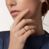 Trinity Ring, Classic Model, Half-Paved Trinity Ring, Classic Model, Half-Paved