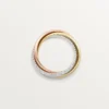 Trinity Ring, Classic Model, Half-Paved Trinity Ring, Classic Model, Half-Paved