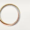 Trinity Ring, Classic Model, Half-Paved Trinity Ring, Classic Model, Half-Paved