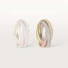 Trinity Ring, Classic Model, Paved Trinity Ring, Classic Model, Paved