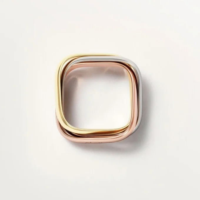 Trinity Ring, Cushion-Shaped, Classic Model