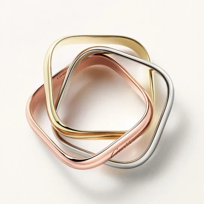Trinity Ring, Cushion-Shaped, Classic Model
